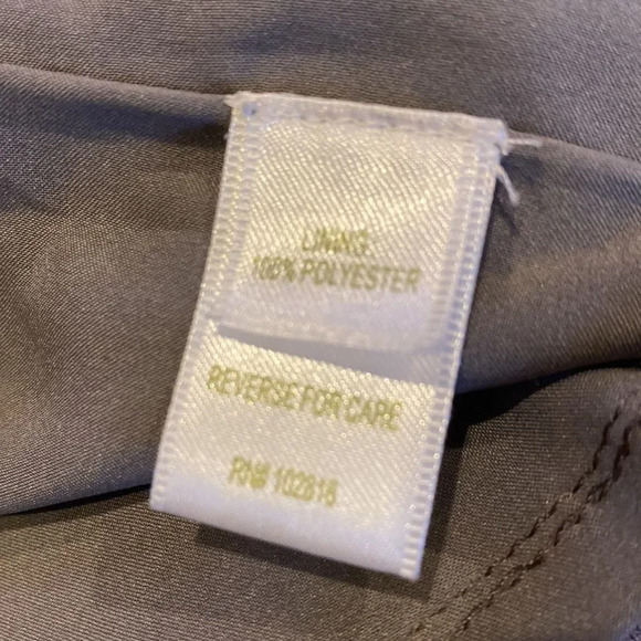 Garnet Hill 00 Pencil Dress Round Neck Short Sleeves Grey Sheer Lining Dress - Picture 9 of 10